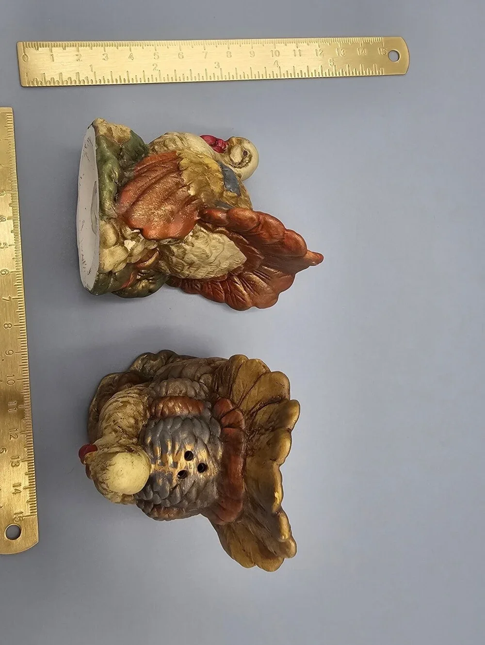 Vintage Ceramic Turkey Salt and Pepper Shakers Set